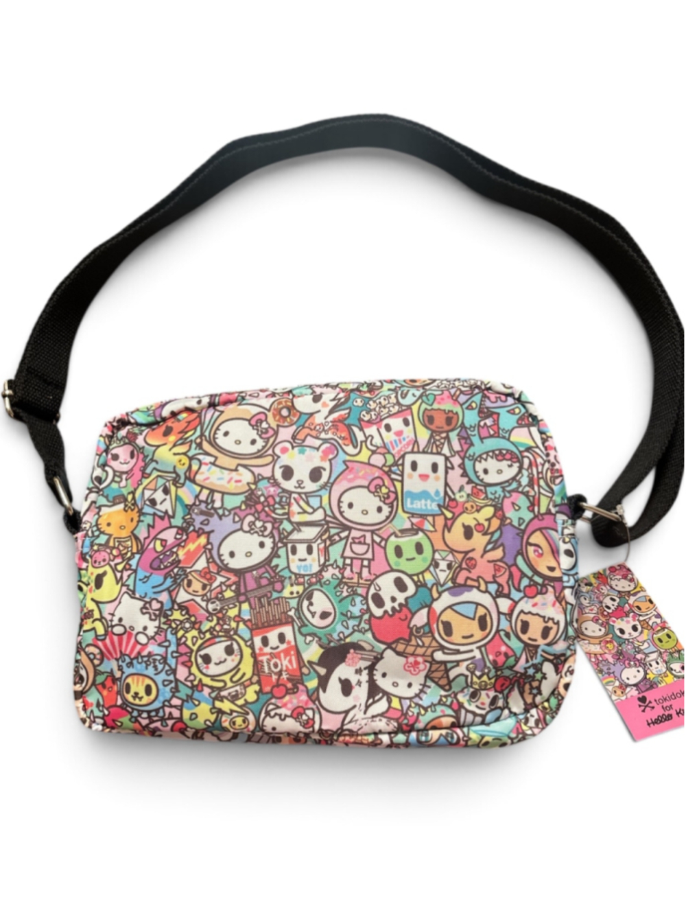 Tokidoki for Hello Kitty Crossbody Bag One Size Multi-color Black - Picture 2 of 6